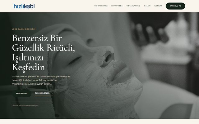 Demo preview of the Beauty 2 theme