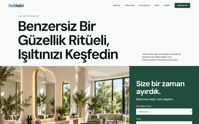 Demo preview of the Beauty 5 theme