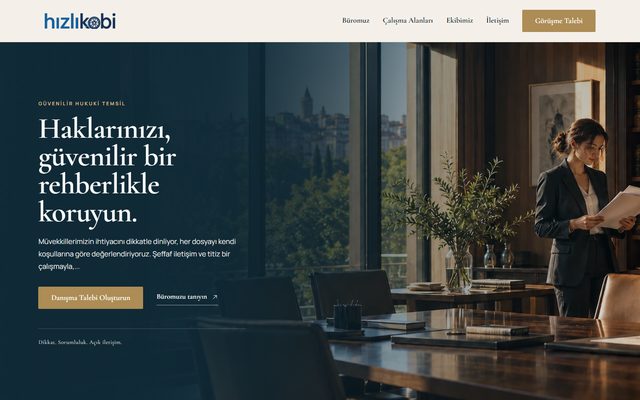 Demo preview of the Law Firm 6 theme